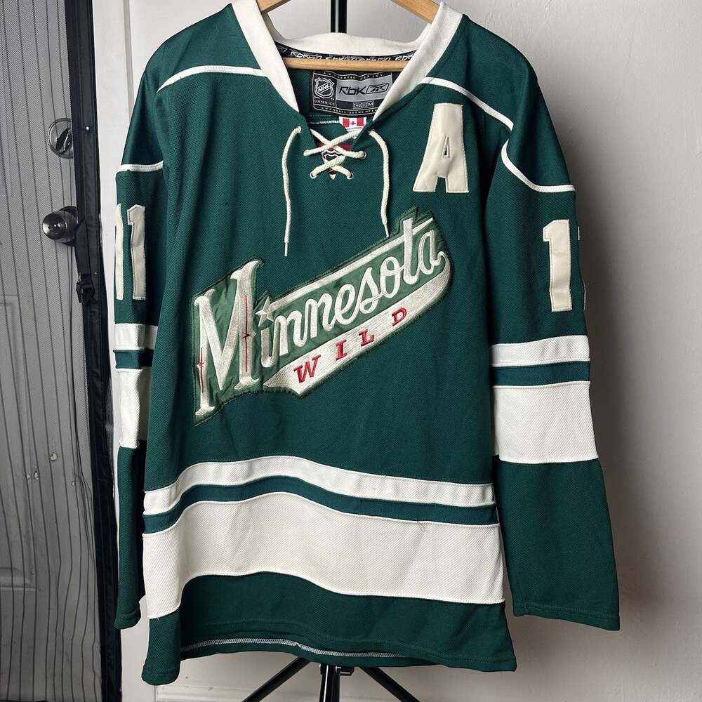 NHL Minnesota Wild Reebok NHL hockey jersey #11 Zach Parise Men’s Size 46